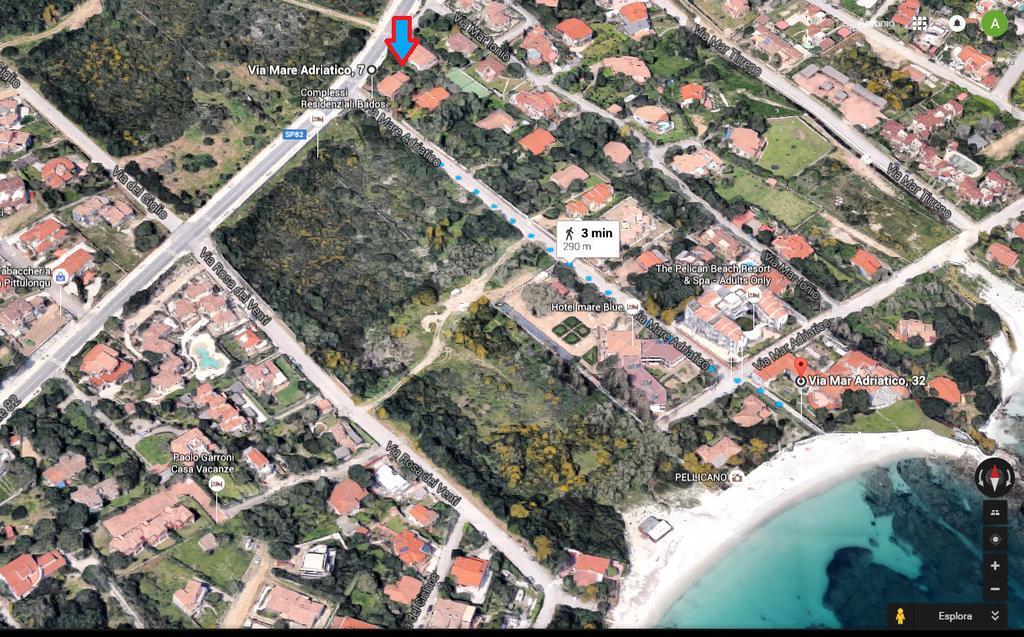 Il Fenicottero Rosa Villa Olbia Exteriör bild